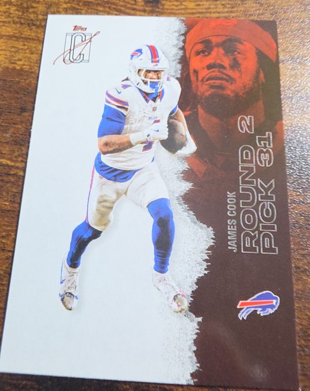 2025 Topps Signature Class #8 James Cook — front