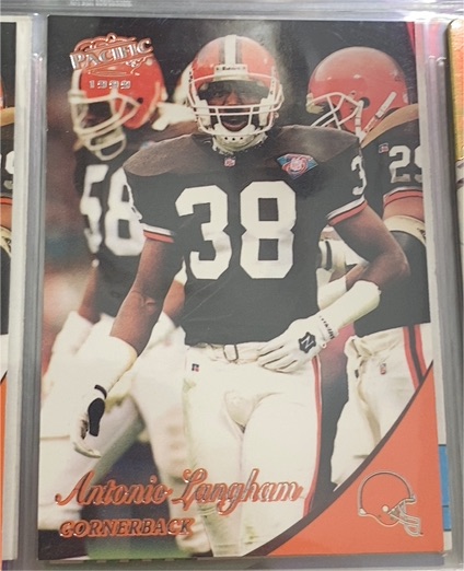 1999 Pacific Football #103 Antonio Langham — front