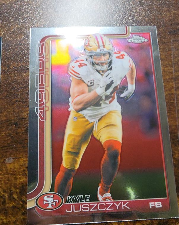 2025 Topps Chrome #270 Kyle Juszczyk — front
