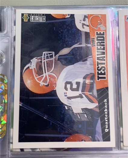 1996 Upper Deck Collector's Choice #114 Vinny Testaverde — front