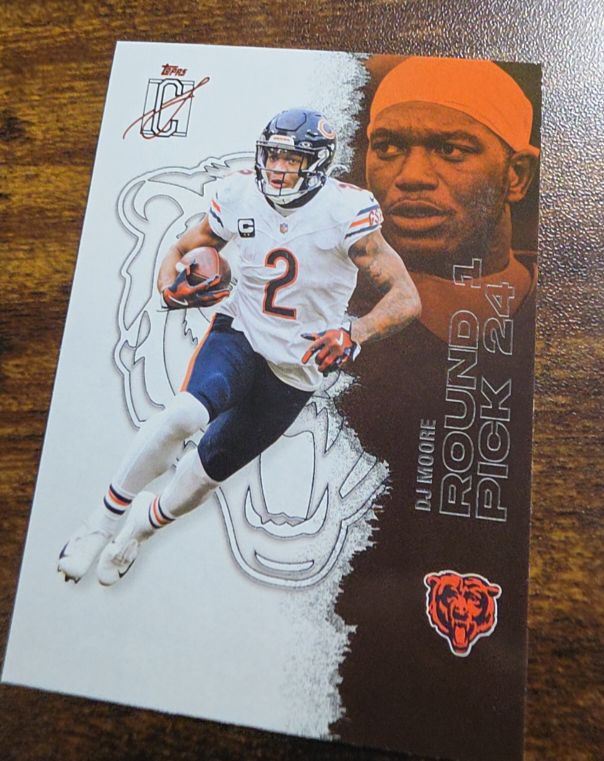 2025 Topps Signature Class #67 D.J. Moore — front