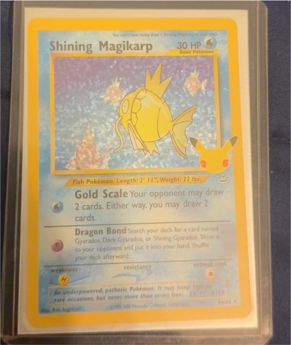 2000 Nintendo Neo Revelation #66 Shining Magikarp — front