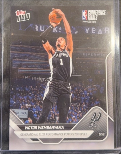2025-26 Topps Now #315 Victor Wembanyama — front