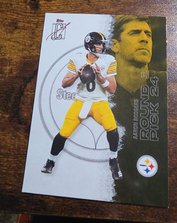 2025 Topps Signature Class #44 Aaron Rodgers — front