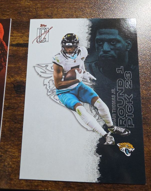 2025 Topps Signature Class #79 Brian Thomas Jr. — front