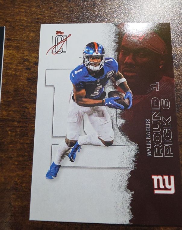 2025 Topps Signature Class #40 Malik Nabers — front