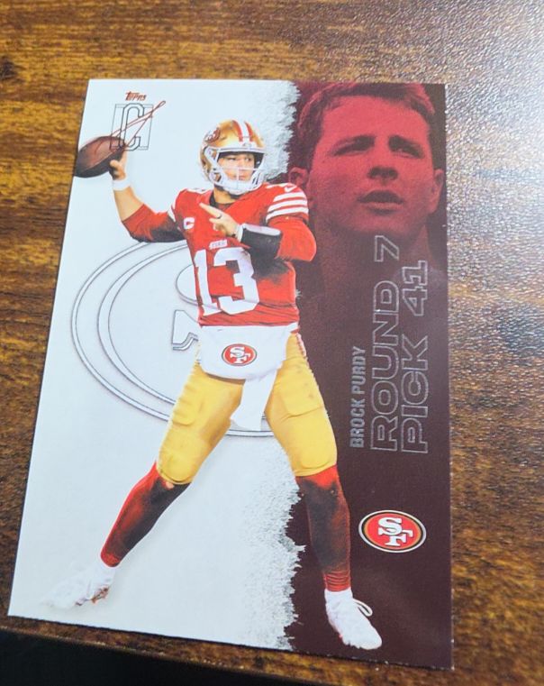 2025 Topps Signature Class #48 Brock Purdy San Francisco 49ers — front