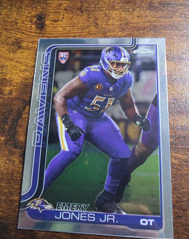 2025 Topps Chrome #386 Emery Jones Jr. — front