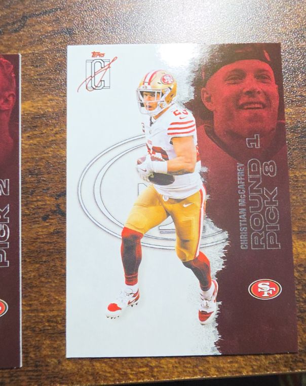 2025 Topps #49 Christian McCaffrey — front
