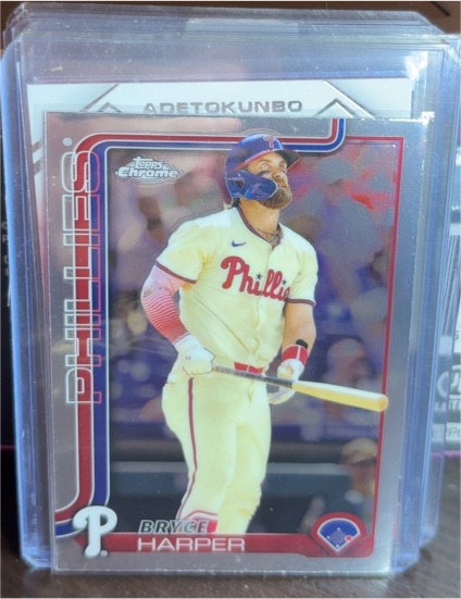 2025 Topps Chrome #150 Bryce Harper — front