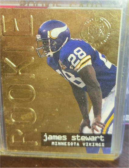 1995 Fleer Ultra #445 James Stewart Gold Medallion — front