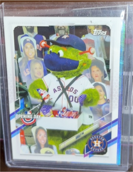 2021 Topps Opening Day #M-15 Orbit Houston Astros — front