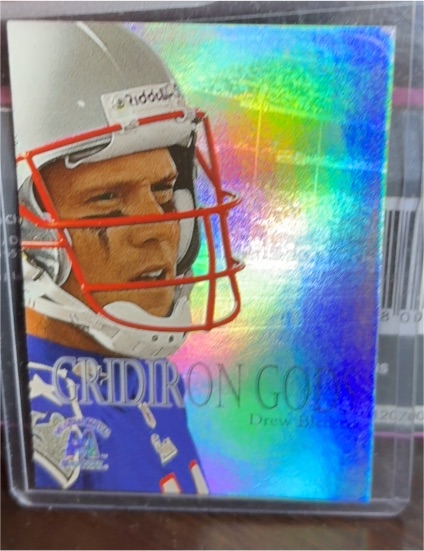 1999 Skybox Molten Metal Gridiron Gods #15GG Drew Bledsoe — front