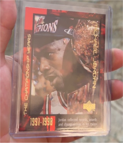 1999 Upper Deck #33 Michael Jordan The Championship Years — front