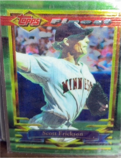 1994 Topps Finest #166 Scott Erickson — front