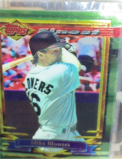 1994 Topps Finest #183 Mike Blowers — front