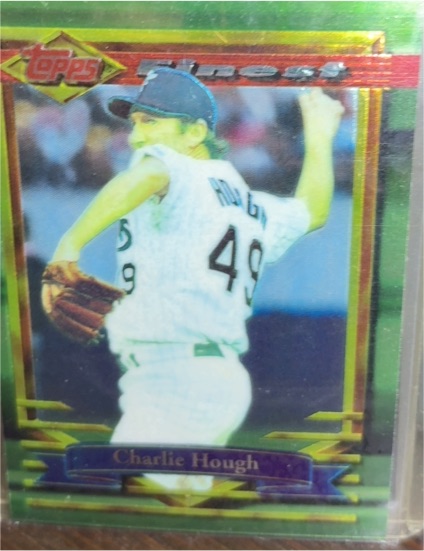 1994 Topps Finest #180 Charlie Hough — front