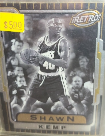 1996-97 Bowman's Best Retro #TB7 Shawn Kemp — front