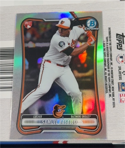 2026 Bowman Chrome #93 Samuel Basallo — front