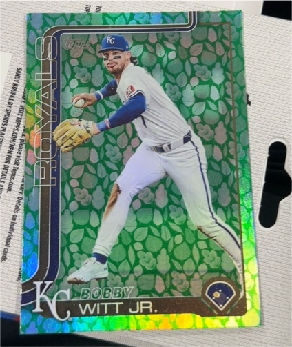 2025 Topps Series 1 #100 Bobby Witt Jr. — front