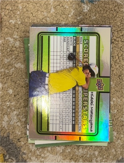 2026 Upper Deck #SS-15 Hideki Matsuyama Scorecard Superstars — front