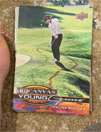 2026 Upper Deck Golf #C53 Celine Boutier UD Canvas Young Guns — front