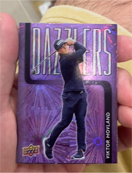 2026 Upper Deck Golf Dazzlers #DZ-15 Viktor Hovland — front