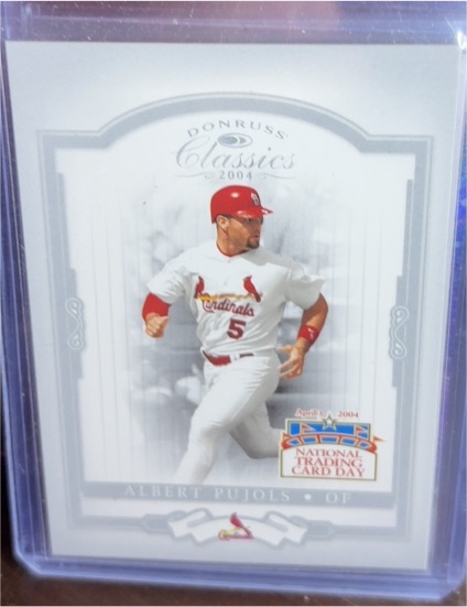 2004 Donruss Classics National Trading Card Day #DP-1 Albert Pujols — front