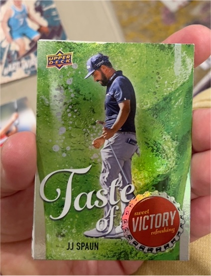 2026 Upper Deck #TV-14 JJ Spaun Taste of Victory — front