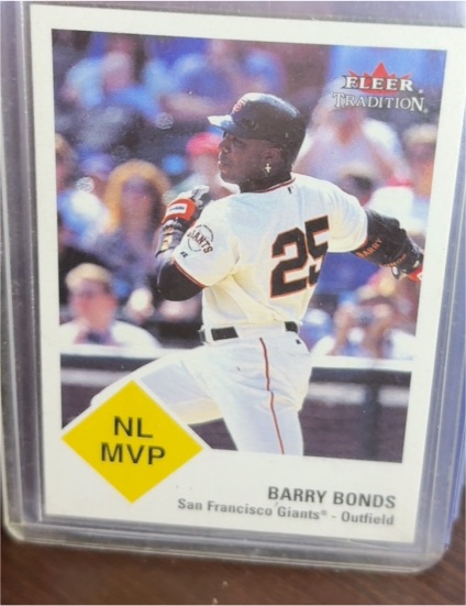 2003 Fleer Tradition #417 Barry Bonds — front