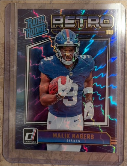 2024 Panini Donruss Rated Rookie Retro #6 Malik Nabers — front