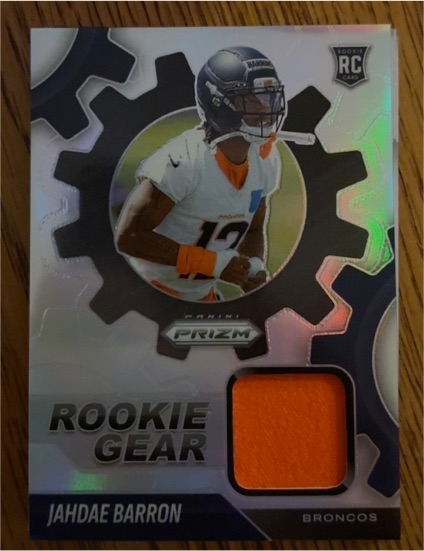 2025 Panini Prizm #RGR-JBN Jahdae Barron Rookie Gear — front