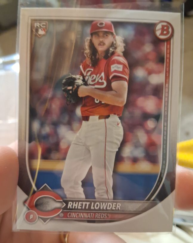 2025 Bowman #6 Rhett Lowder — front