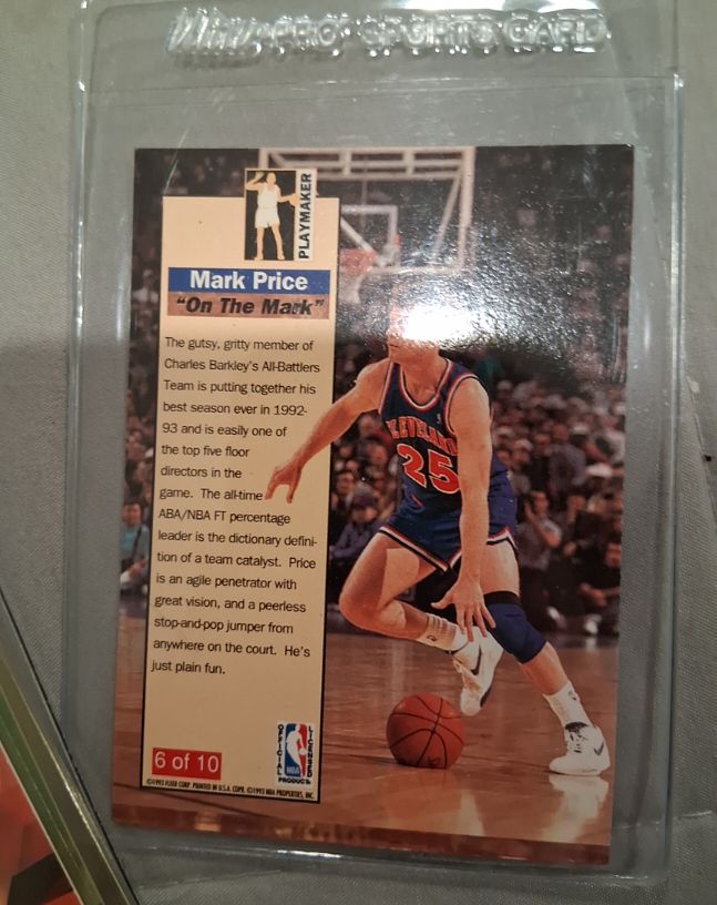 1992 Fleer #6 Mark Price — front