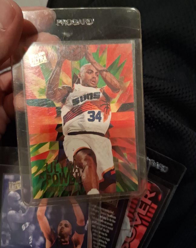 1995 Fleer Ultra #1 Charles Barkley Ultra Power Phoenix Suns — front