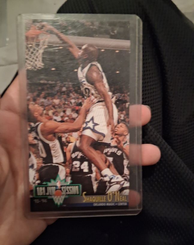 1993-94 Fleer NBA Jam Session #160 Shaquille O'Neal — front