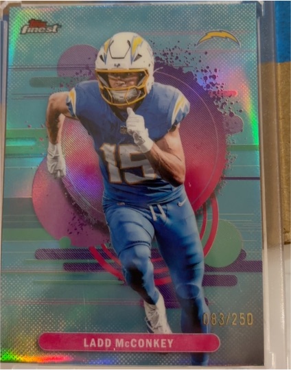 2025 Topps Finest #169 Ladd McConkey — front