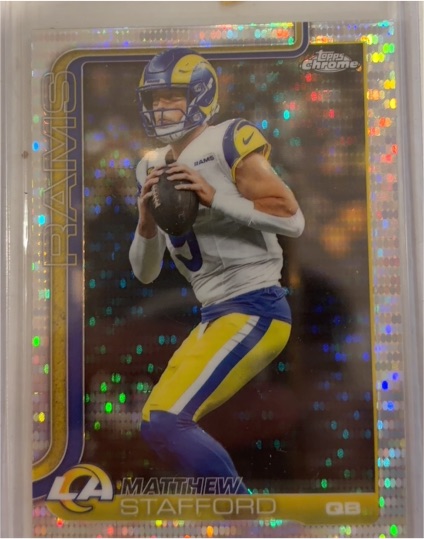 2025 Topps Chrome #169 Matthew Stafford — front