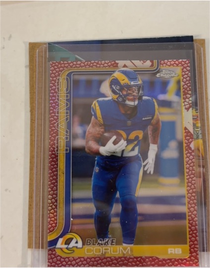 2025 Topps Chrome #171 Blake Corum — front