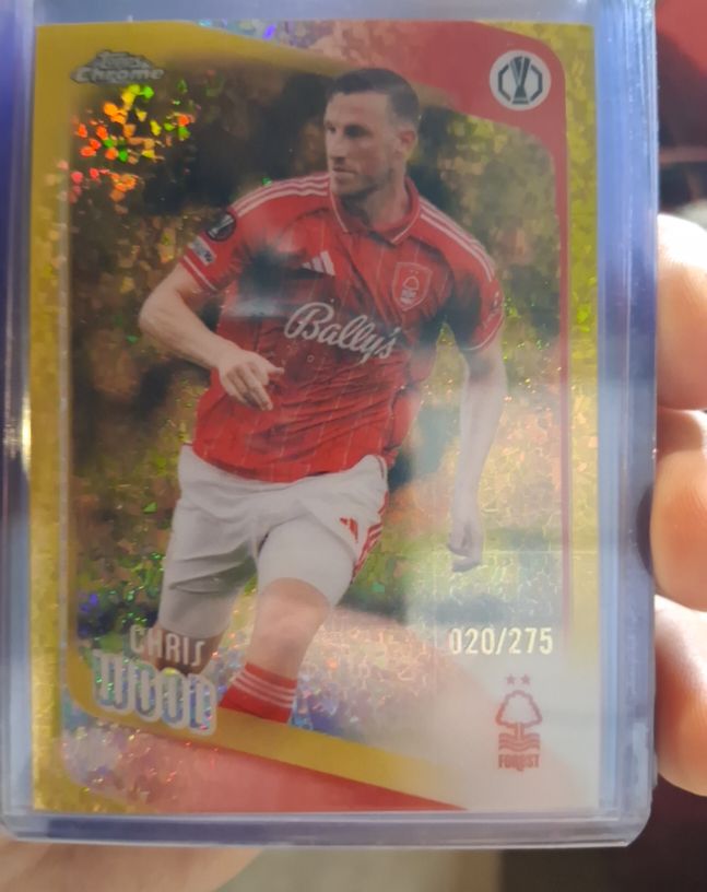 2025 Topps Chrome UEFA Club Competitions #186 Chris Wood Nottingham Forest — front