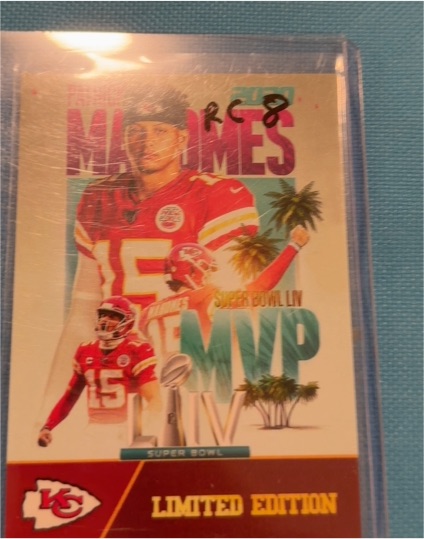 2020 Panini Donruss #MVP-PM Patrick Mahomes II Super Bowl MVP — front