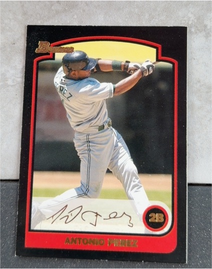 2003 Bowman Draft Picks & Prospects #BDP9 Antonio Perez — front
