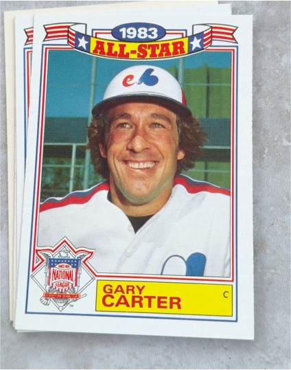 1983 Topps All-Star #20 Gary Carter — front