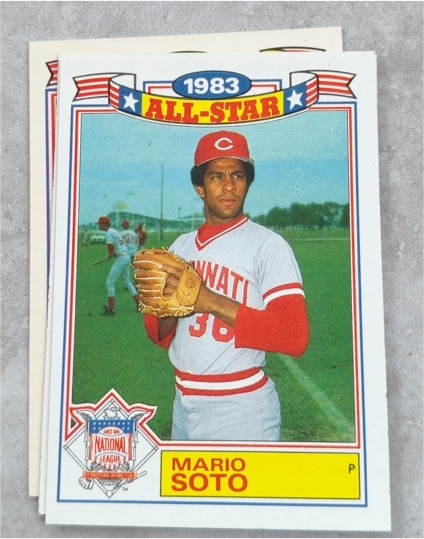 1983 Topps Glossy All-Star #21 Mario Soto — front