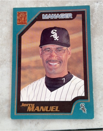 2001 Topps #327 Jerry Manuel — front