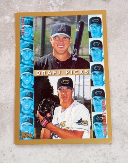 1998 Topps #495 Jack Cust & Jason Standridge — front
