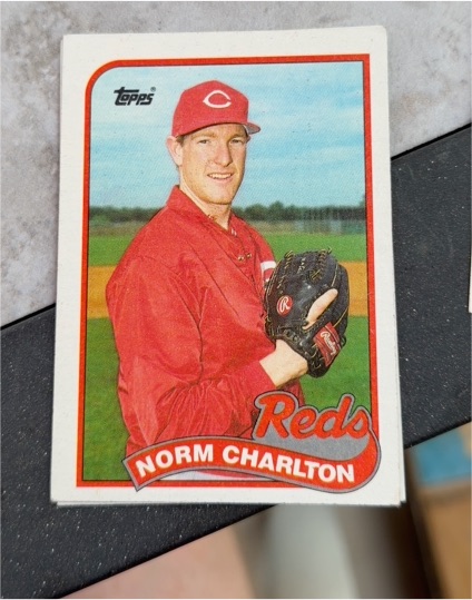 1989 Topps #737 Norm Charlton — front