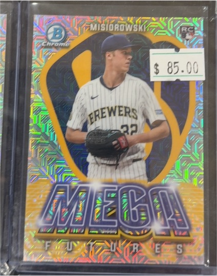 2026 Bowman Chrome Mega Futures #MF-20 Jacob Misiorowski — front