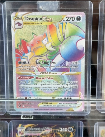 2022 Pokémon TCG Lost Origin #200 Drapion VSTAR — front