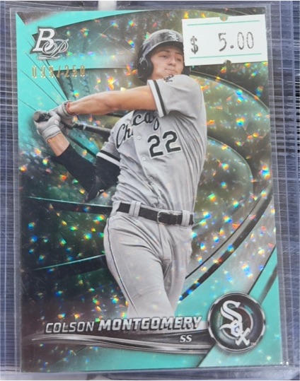 2022 Bowman Platinum #TOP-13 Colson Montgomery — front